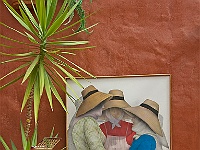 117-Uga - Finca de las Salinas  Die typischen Hüte der Insulaner.
