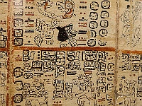 Madrid 2012 -220  Eine der wenigen aztekischen Codizes, die noch existieren, der Tudela-Kodex, kann hier bewundert werden. : Madrid