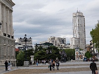Madrid 2012 -26  Blick auf die Plaza Espana. : Madrid