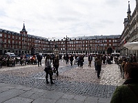 Madrid 2012 -6  Die Plaza Mayor, früher Paradeplatz und Richtstätte, heute ein "Muss" für die Touristen. : Madrid