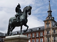 Madrid 2012 -11  Das Reiterstandbild von Felipe III : Madrid