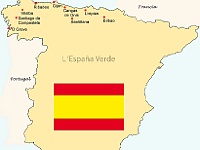 Karte Spanien  Die Stationen  unserer Parador-Rundreise