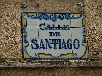 019  Und hier begegnet uns überall der "heilige Santiago".